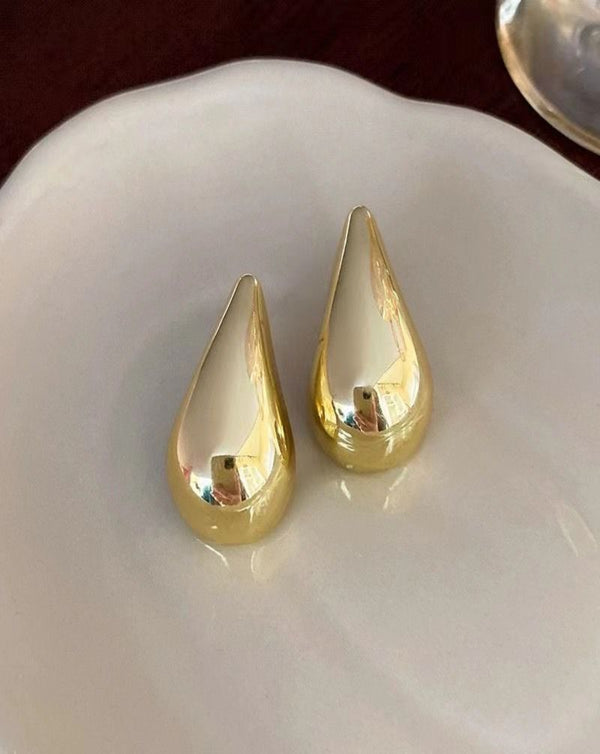 Solaris Drop Gold Plated Earrings