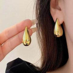 Solaris Drop Gold Plated Earrings
