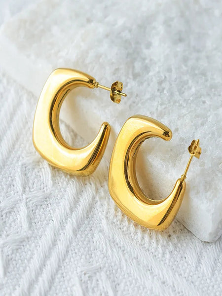 Celeste 14 k Gold Plated  Radiance Hoops