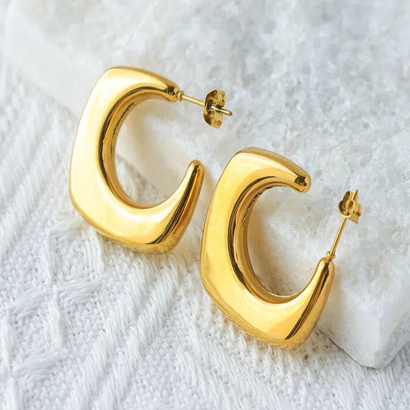 Celeste 14 k Gold Plated  Radiance Hoops