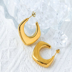 Celeste 14 k Gold Plated  Radiance Hoops