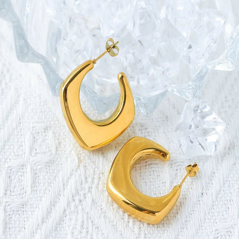 Celeste 14 k Gold Plated  Radiance Hoops