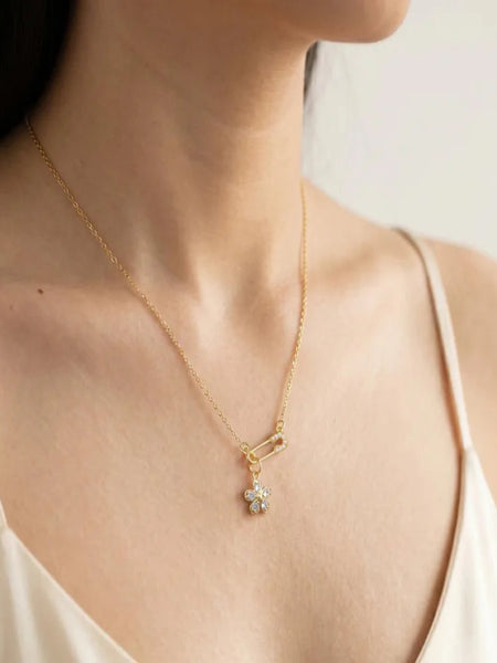 Astra Pindrop with charms 18K Real Gold Plated Chain