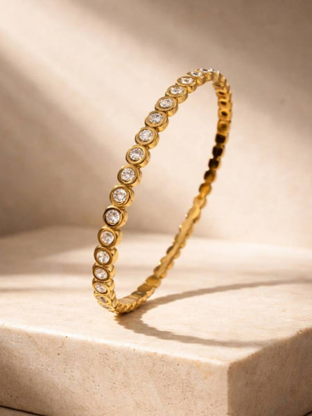 Astra Gold Plated Bangle (one size)
