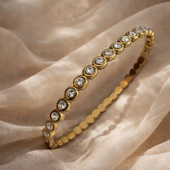 Astra Gold Plated Bangle (one size)