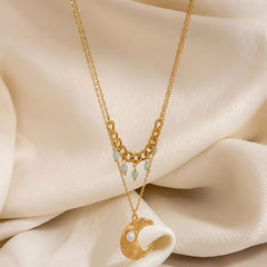 Lunar Muse 18K Gold Plated Chain