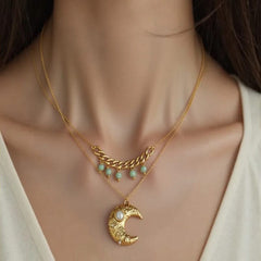 Lunar Muse 18K Gold Plated Chain
