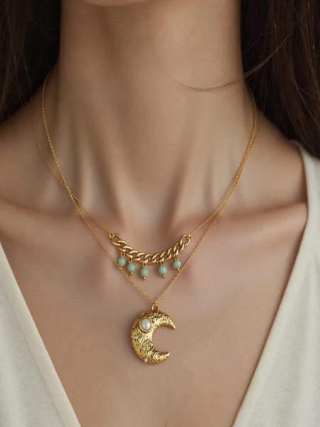 Lunar Muse 18K Gold Plated Chain