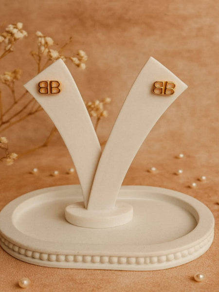 Mira Orbit Studs-Twin Forms In Perfect Harmony