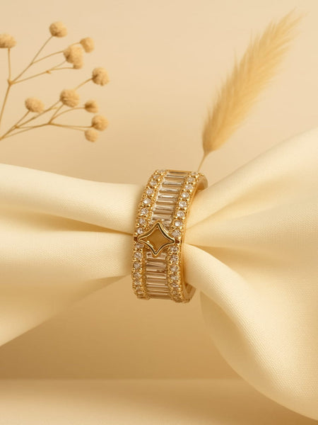 Gleam Starlight 18K Gold Plated Ring