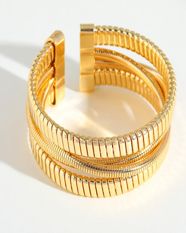 Athena Gold Plated Bangle