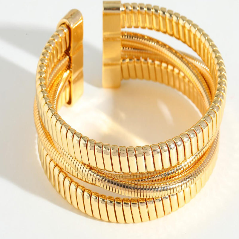 Athena Gold Plated Bangle