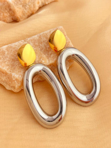 Orbit 18K Gold Plated Hoops