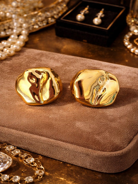 Moon Stud Earrings
