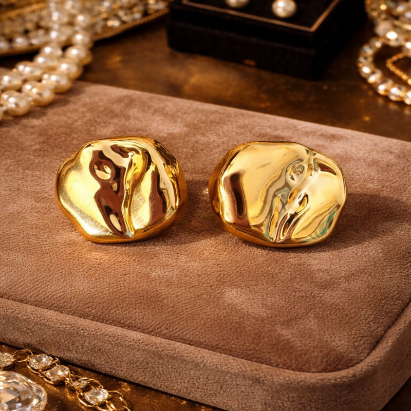 Moon Stud Earrings
