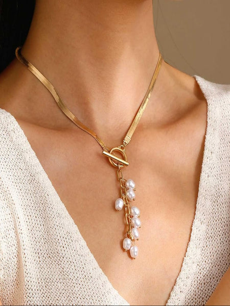Nyra Gold Plated Chain