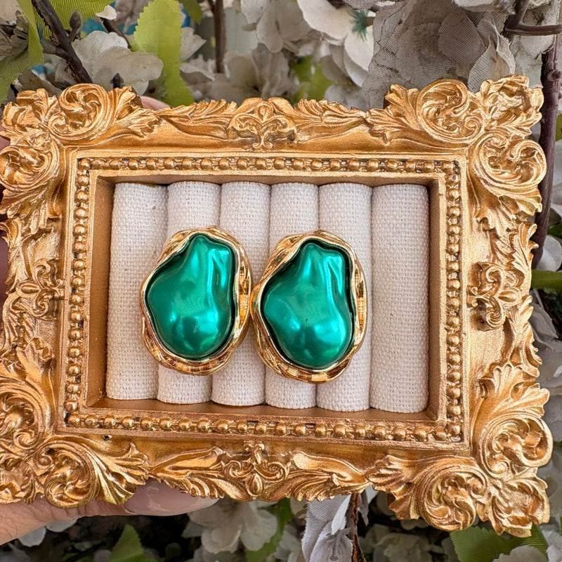 Elaris Green Earrings