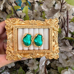 Elaris Green Earrings