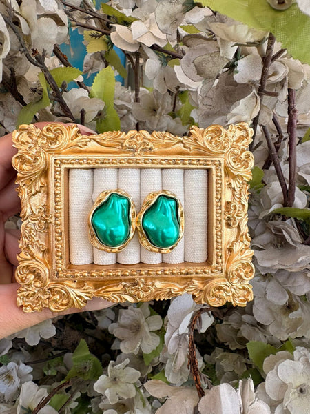 Elaris Green Earrings