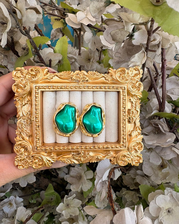 Elaris Green Earrings