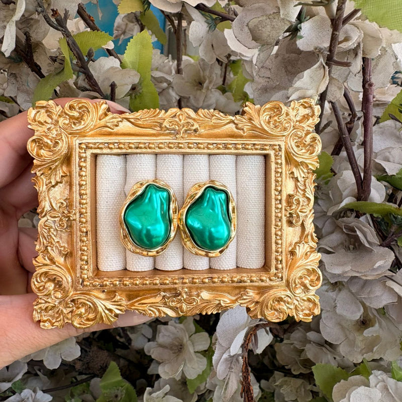 Elaris Green Earrings