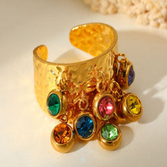 Astra Prism 18K Gold Plated Ring