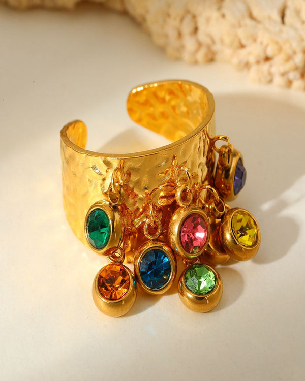 Astra Prism 18K Gold Plated Ring