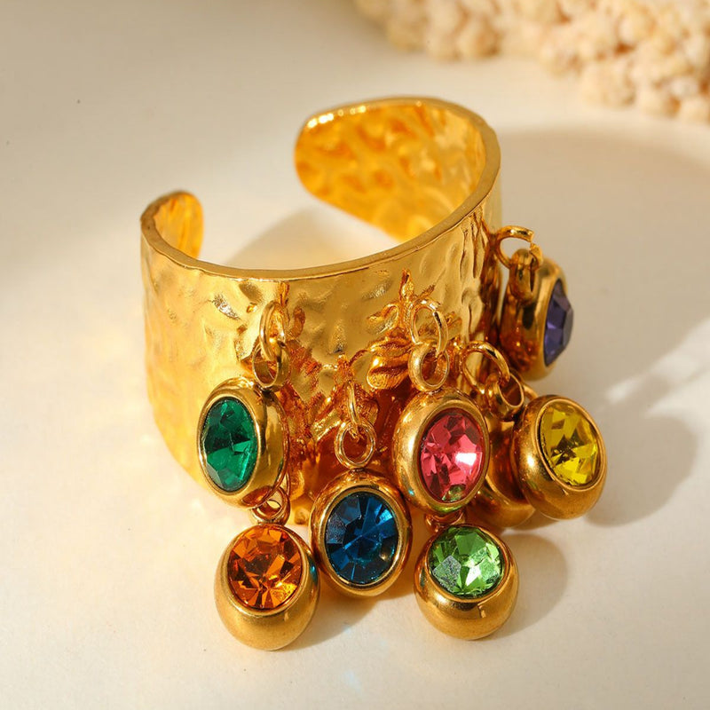 Astra Prism 18K Gold Plated Ring