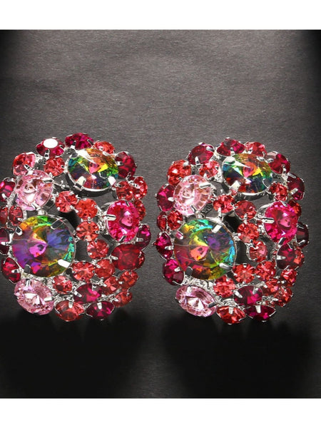 Prism Halo Gold Plated Clip On Earcuffs