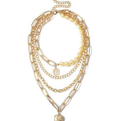 Stellar Crush Stack Gold Plated Chain