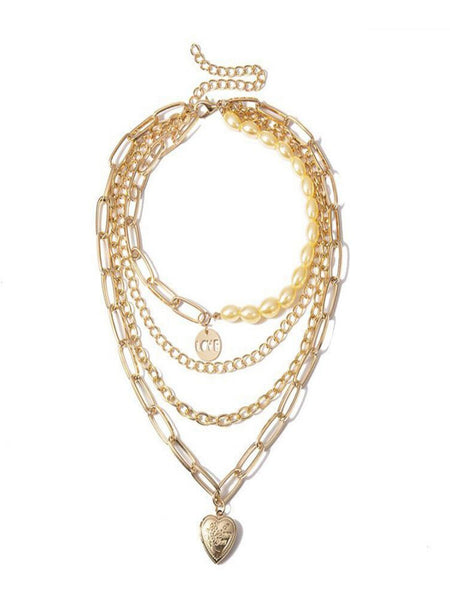 Stellar Crush Stack Gold Plated Chain