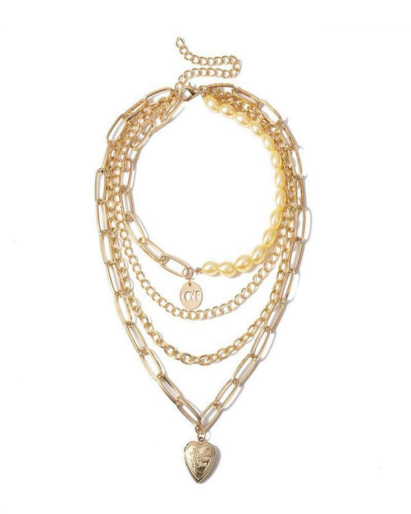 Stellar Crush Stack Gold Plated Chain