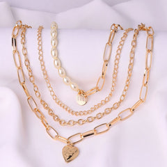 Stellar Crush Stack Gold Plated Chain