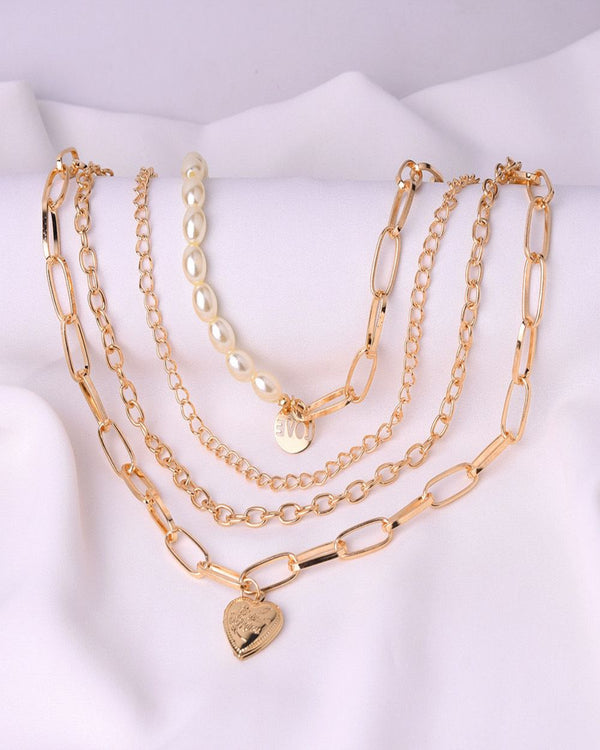 Stellar Crush Stack Gold Plated Chain