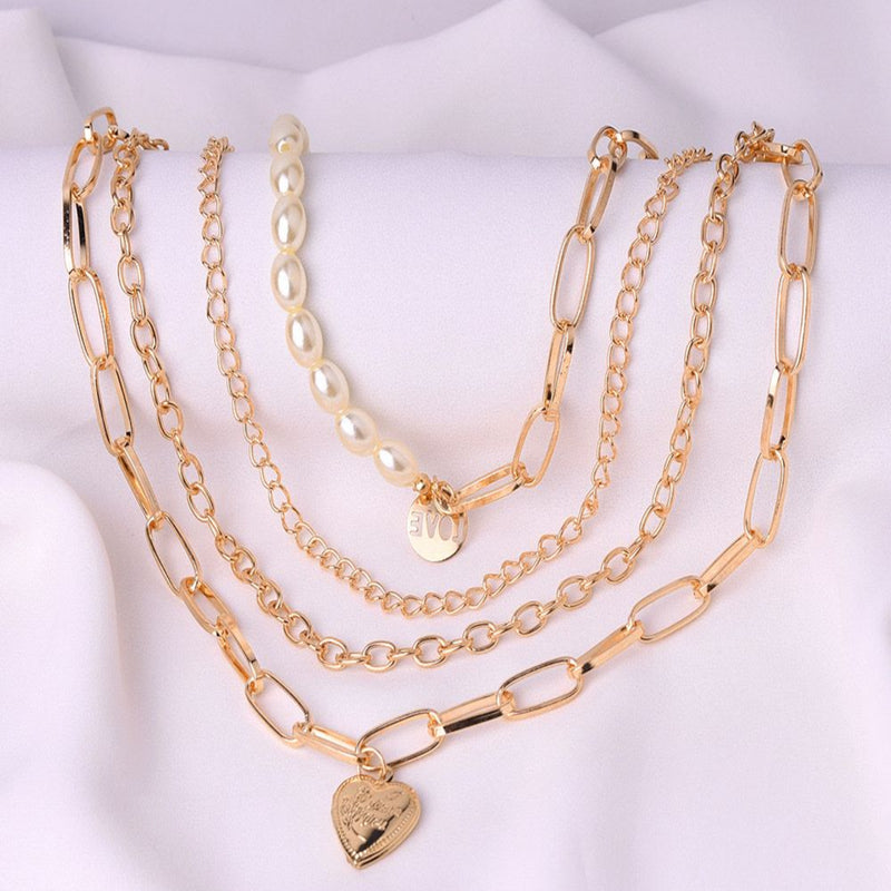 Stellar Crush Stack Gold Plated Chain