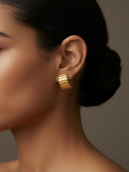 Callisto -The Golden Layers Of Charm Earrings