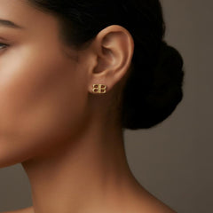 Mira Orbit Studs-Twin Forms In Perfect Harmony