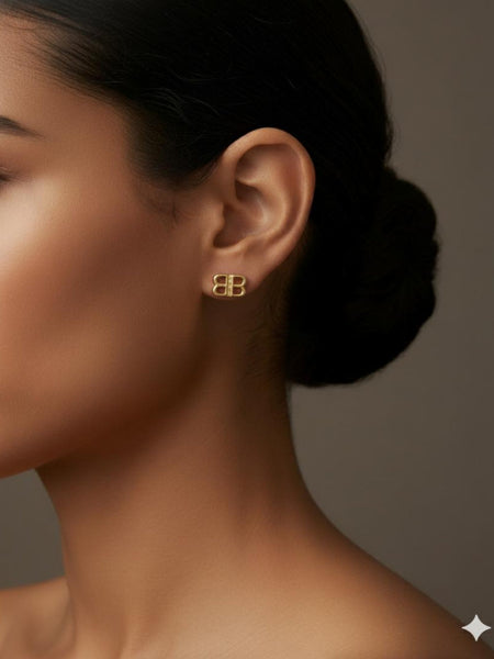 Mira Orbit Studs-Twin Forms In Perfect Harmony