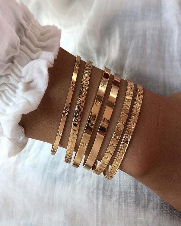 Zenith Bangle Stack (Adjustable)