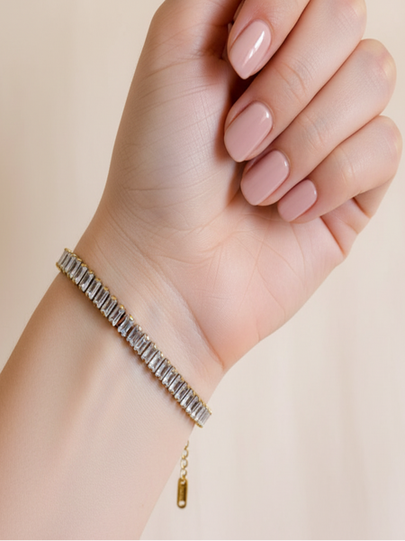 Lunar Twilight 18 k Gold Plated  Bracelet