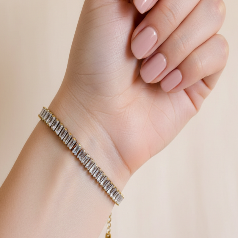 Lunar Twilight 18 k Gold Plated  Bracelet