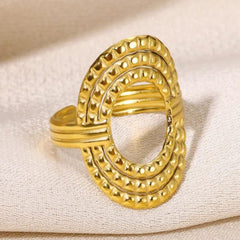 GoldNova 18k Gold plated Ring