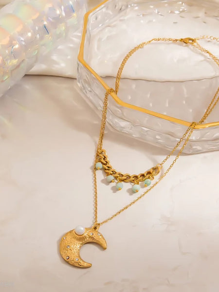 Lunar Muse 18K Gold Plated Chain