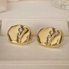 Moon Stud Earrings