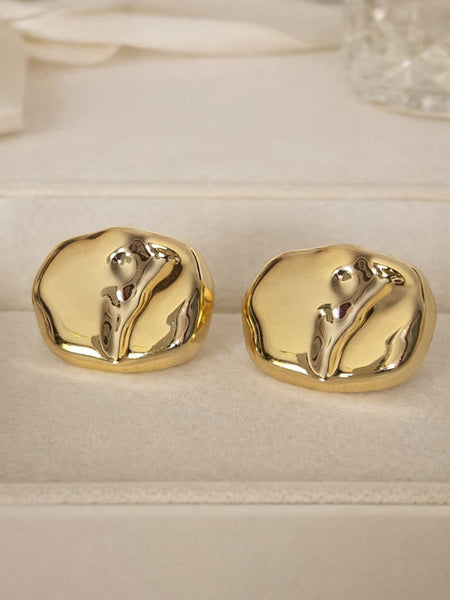 Moon Stud Earrings