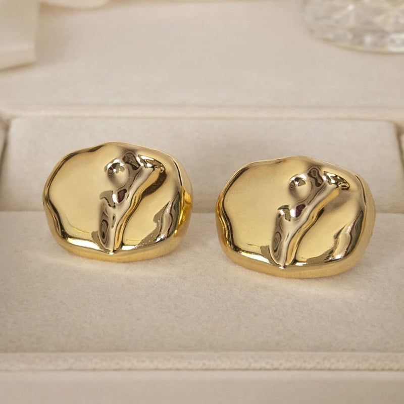 Moon Stud Earrings