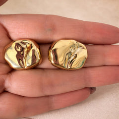 Moon Stud Earrings