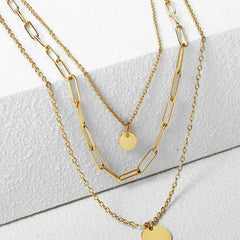 Halo Gold Plated Necklace