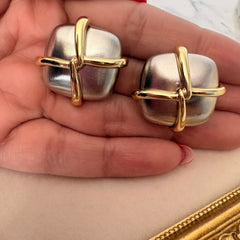 Noor Enamel,Gold Plated Earrings