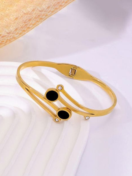 Zafira Gold Plated Bangle (one size)